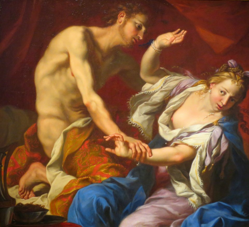 Amnon and Tamar by an unknown artist, oil on canvas, ca. 1650-1700, High Museum of Art