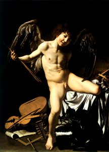 Amor Vincit Omnia-Caravaggio (c.1602)