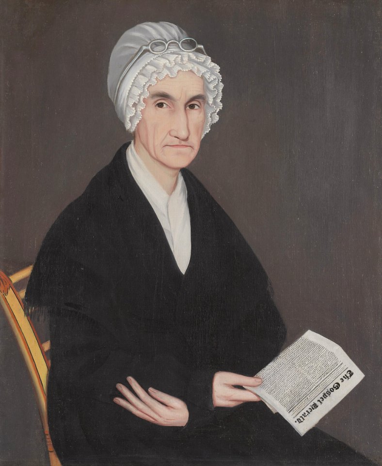 Ammi Phillips - Mrs. Reuben Allerton (Lois Atherton) - 1946.395 - Art Institute of Chicago