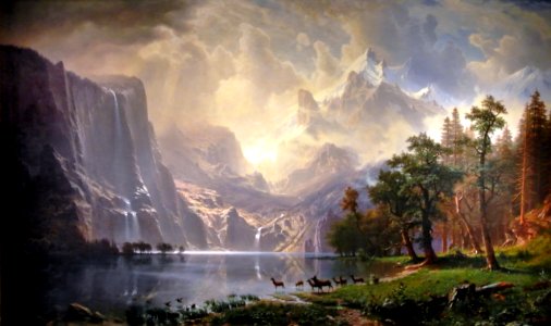 Among the Sierra Nevada Mountains (Bierstadt)