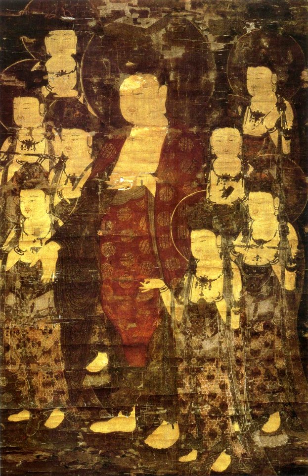 Amitabha with Eight Great Bodhisattvas (Keiganji Nishio)