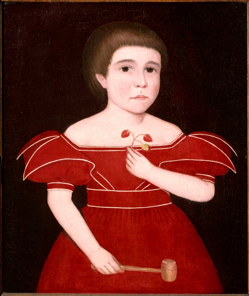 Ammi Phillips - Boy in Red - y1958-75 - Princeton University Art Museum