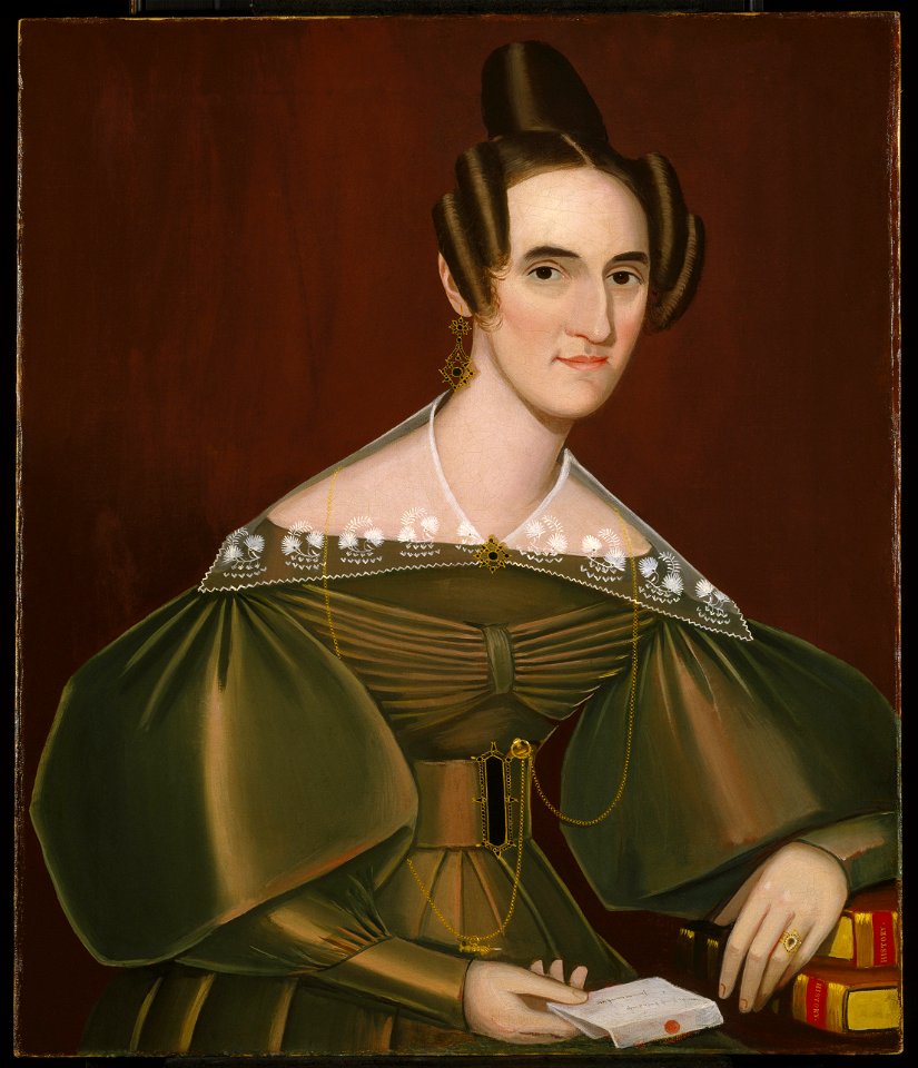 Ammi Phillips - Jeannette Woolley, later Mrs. John Vincent Storm - Google Art Project