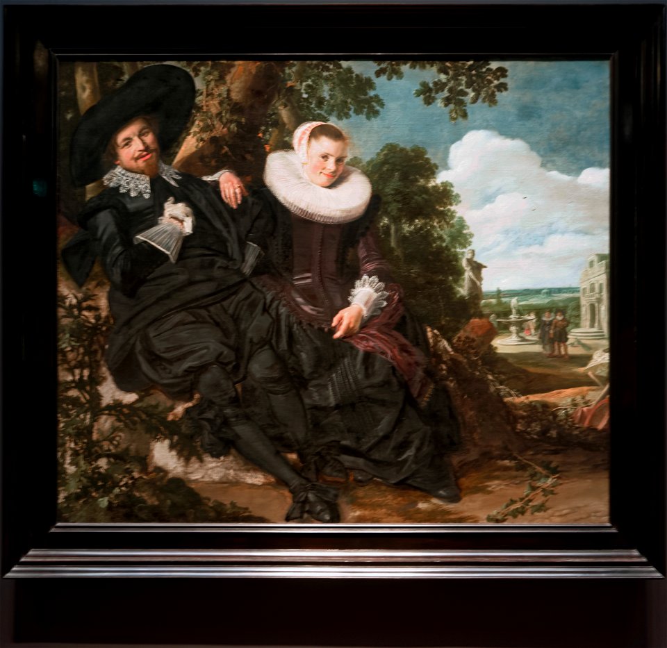 Amsterdam - Rijksmuseum 1885 - Gallery of Honour (1st Floor) - Married Couple in a Garden c. 1622 by Frans Hals