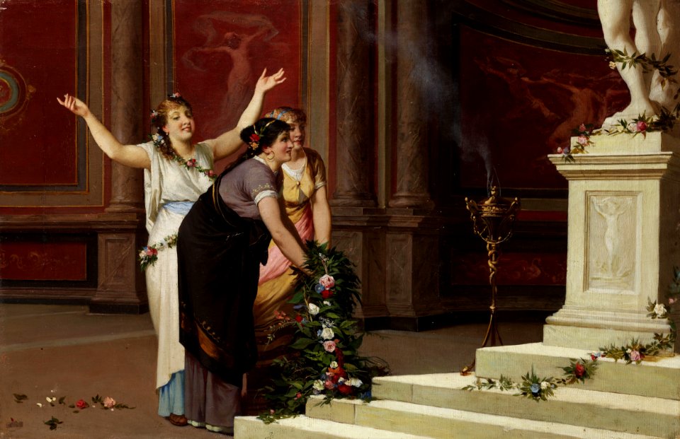 Amos Cassioli Das Venusopfer