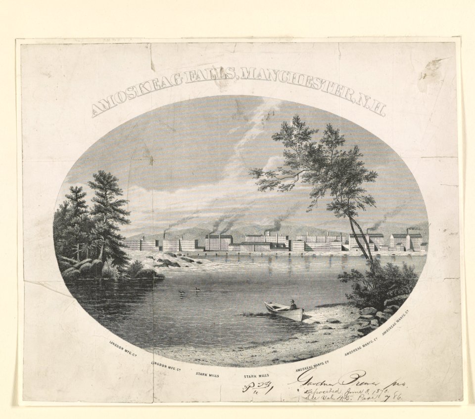 Amoskeag Falls, Manchester, N.H LCCN2003681518