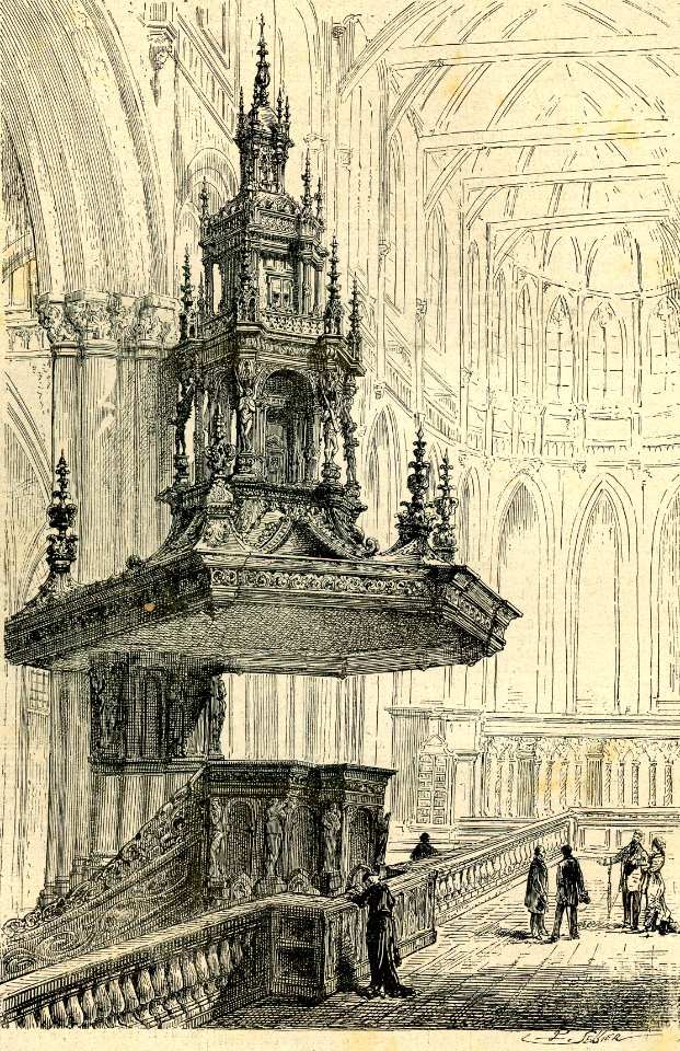 Amsterdam pulpito nella Chiesa Nuova