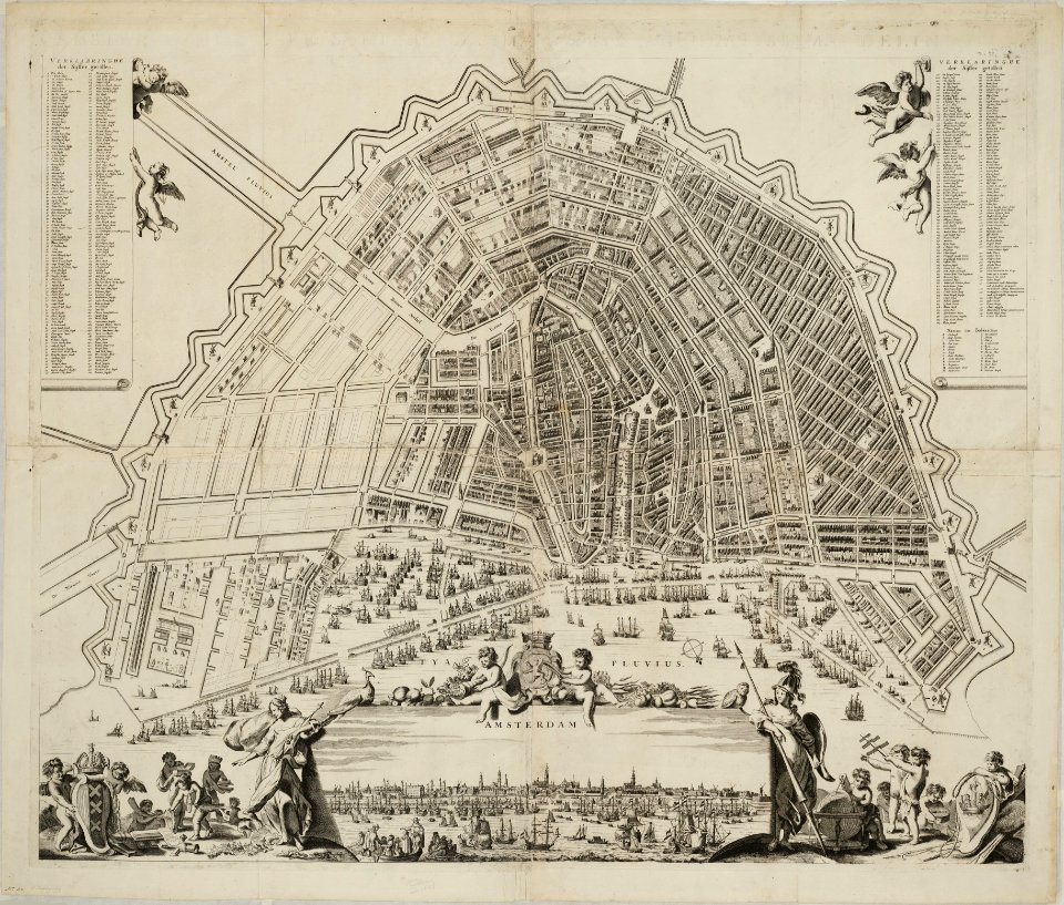 Amstelodamum Veteris et Novissimae Urbis Accuratissimae Delinatio second edition