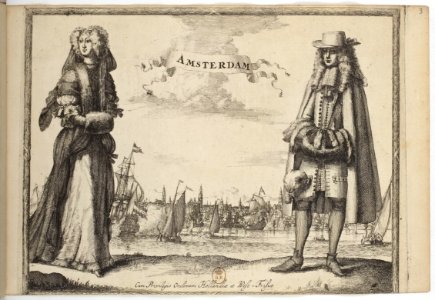 Amsterdam - Costumes des quatre parties du monde, gravés dans la manière de Luycken (1670)