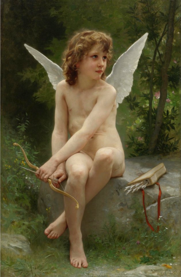 Amour A L'affut by William-Adolphe Bouguereau