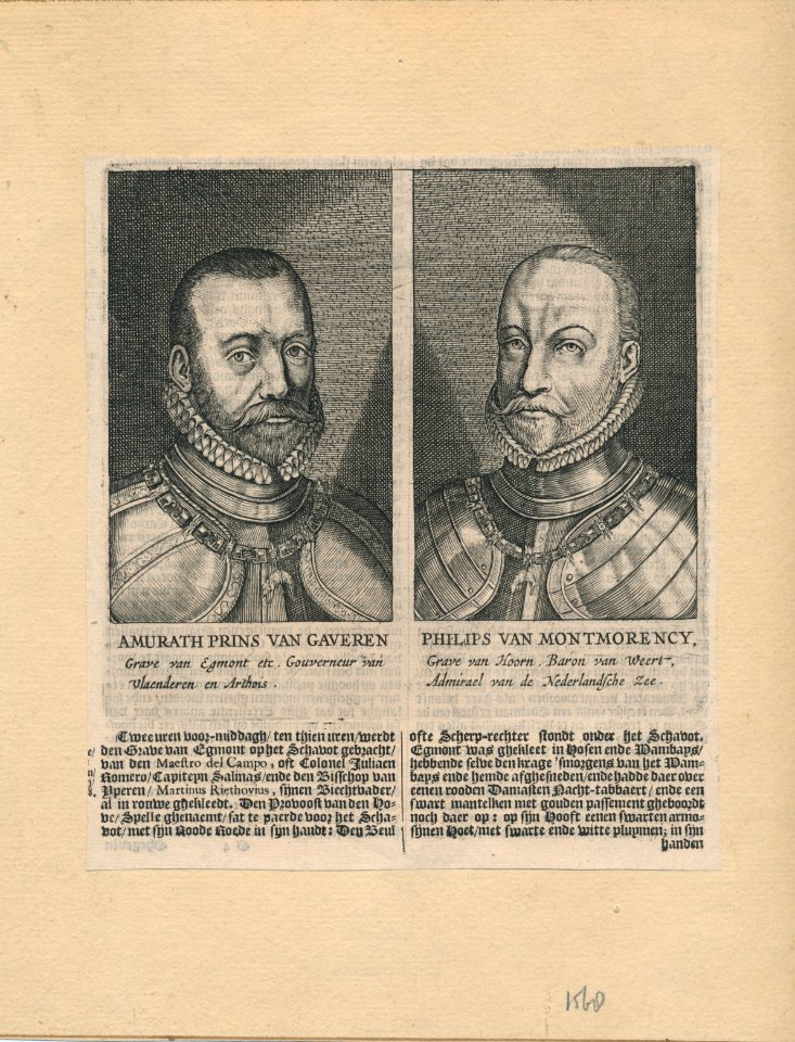 Amurath Prins van Gaveren 1522-1568 & Filips van Montmorency 1524-1568 Erfgoedcentrum Rozet 300 191 d 2 A-33