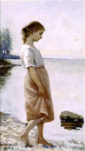 Amélie Lundahl - Before a Swim