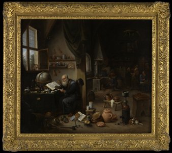 An alchemist in his laboratory Wellcome L0075403