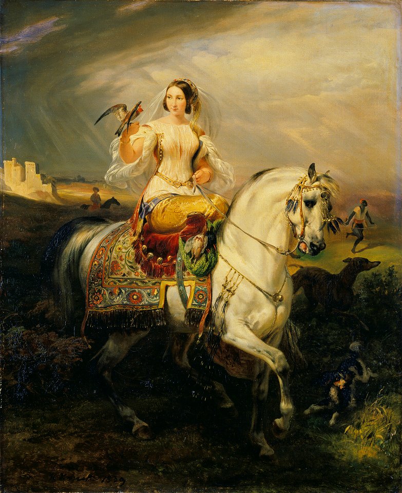 An Algerian Lady Hawking