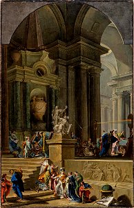 An Allegorical Monument to Sir Isaac Newton (Pittoni-Valeriani)