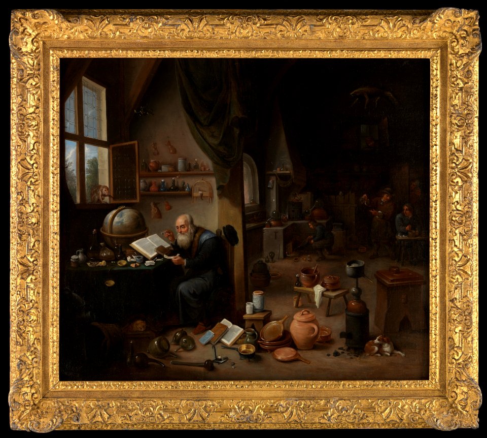 An alchemist in his laboratory. Wellcome L0075383