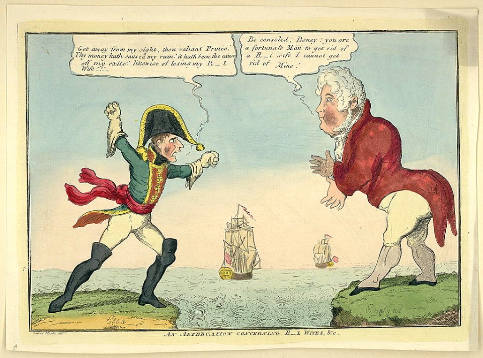 An altercation concerning r-l wives, &c - Lewis Marks del. LCCN2003689148