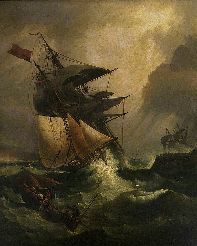An American Ship in Distress RMG BHC1210 (cropped)