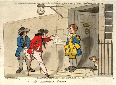 An Admiral's Porter (caricature) RMG PW3852