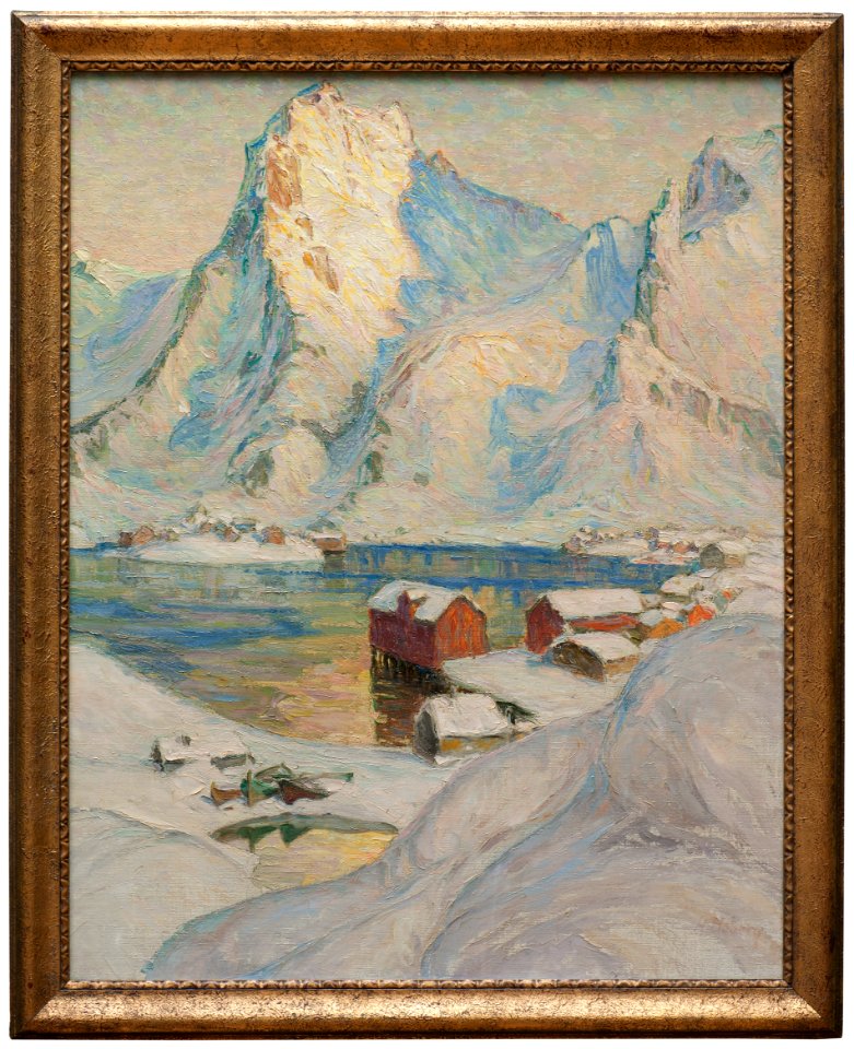 An Arctic Spring Day. Study from North Norway (Anna Boberg) - Nationalmuseum - 21300