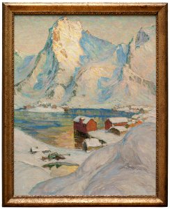 An Arctic Spring Day. Study from North Norway (Anna Boberg) - Nationalmuseum - 21300