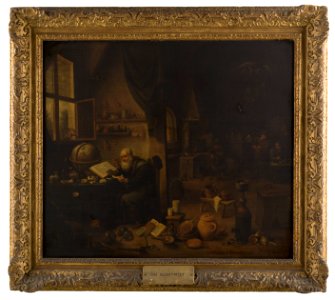 An alchemist in his laboratory. Wellcome L0049849