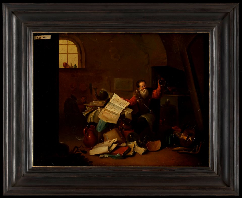 An alchemist in his laboratory. Wellcome L0076168