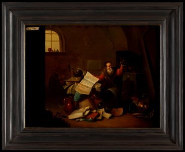 An alchemist in his laboratory. Wellcome L0076168