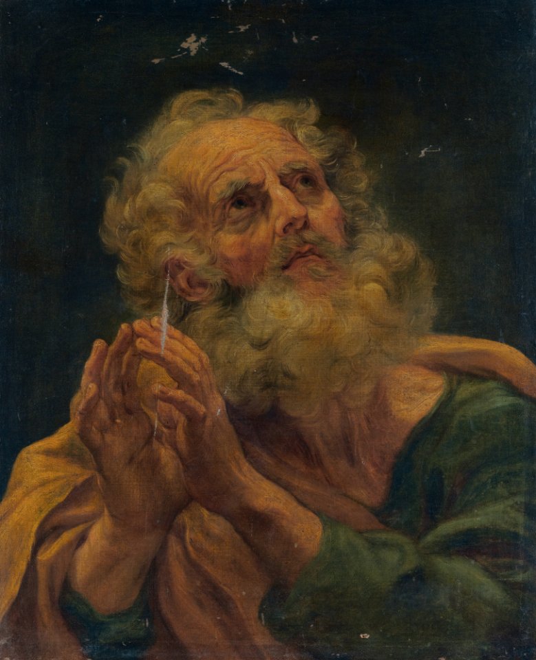 An Apostle, oil on canvas by Giovanni Battista Gaulli, called Il Baciccio