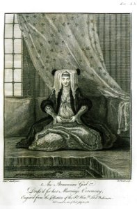 An Armenian girl dress'd for her marriage ceremony - Calvert Frederick (baron Baltimore) - 1769