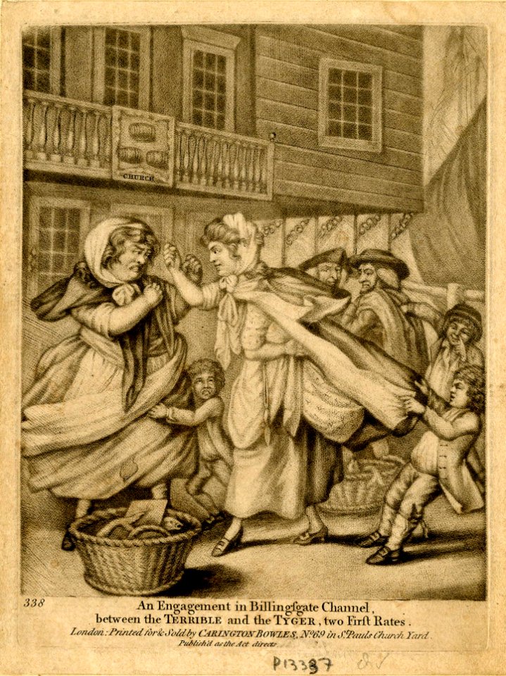 An Engagement in Billingsgate Channel between the Terrible and the Tiger, two First Rates (BM 2010,7081.1765)