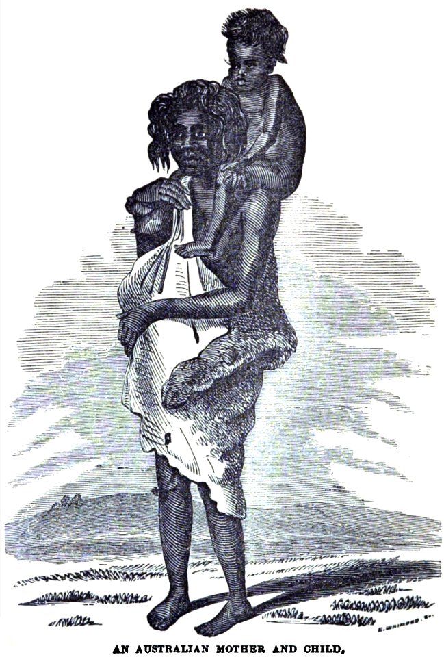 An Australian Mother and Child (August 1853, X, p.84)