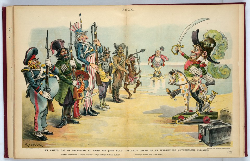 An awful day of reckoning at hand for John Bull - Ireland's dream of an irresistible anti-English alliance - Keppler. LCCN2012648605