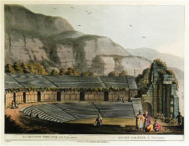 An ancient theatre at Cacamo - Mayer Luigi - 1803
