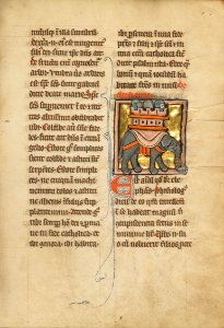 An Elephant Carrying Three Soldiers - Google Art Project