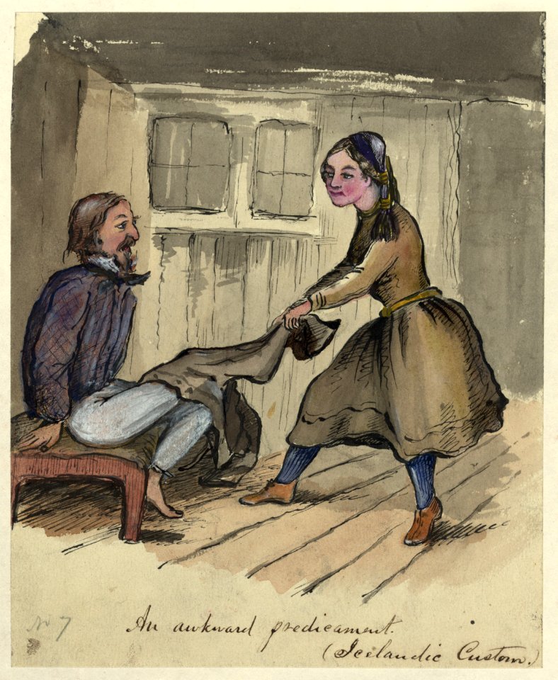 An awkward predicament (Icelandic custom) LCCN2004662124