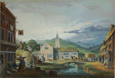 An English Harvest Home by Samuel Hieronymus Grimm 1776