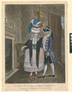 An English Privateer bringing in La Monsieur, a French Prize (caricature) RMG PW4023