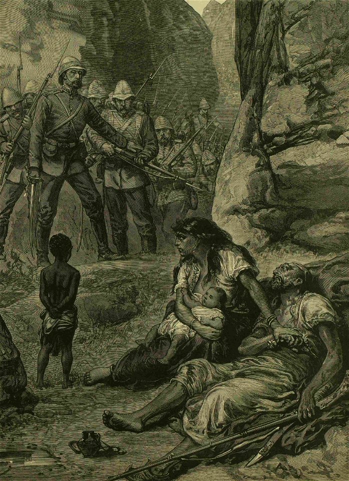 An incident in the march of our troops from Afghanistan-cropped