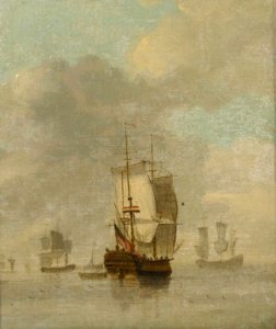 An Indiaman becalmed RMG BHC1054