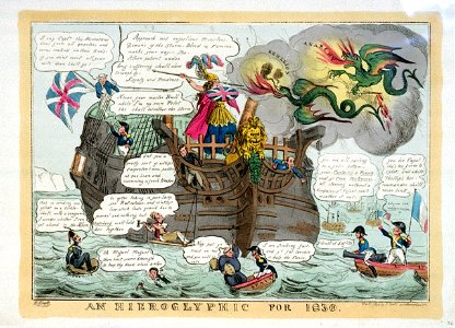 An Hieroglyphic for 1830 (caricature) RMG PW3937