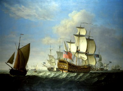 An English Squadron Getting Under Way RMG BHC1050