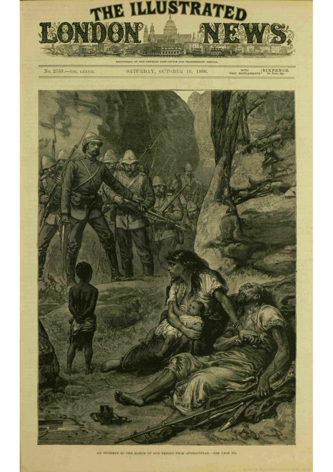 An incident in the march of our troops from Afghanistan