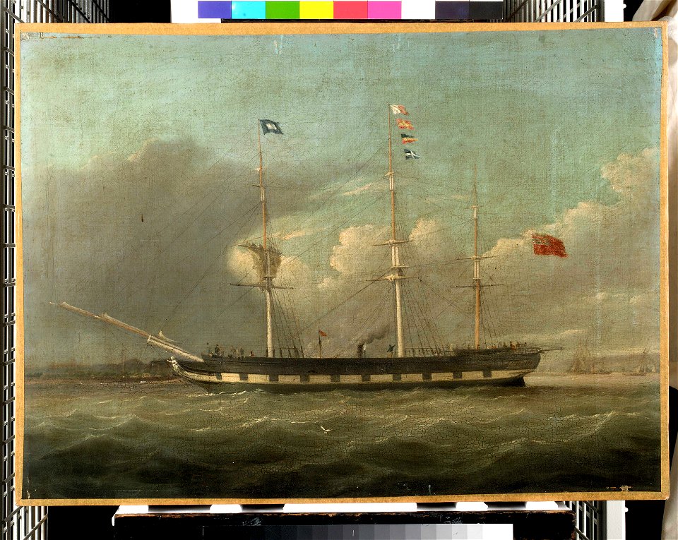 An Indiaman towed by a tug RMG BHC1142