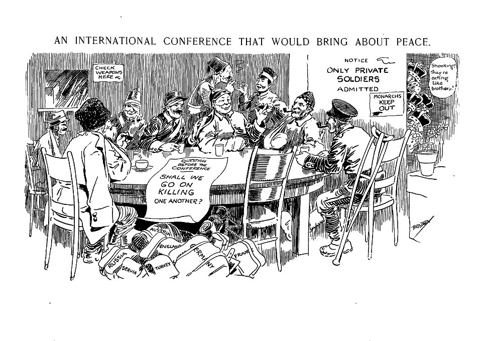 An international conference that would bring about peace. - Luther D. Bradley
