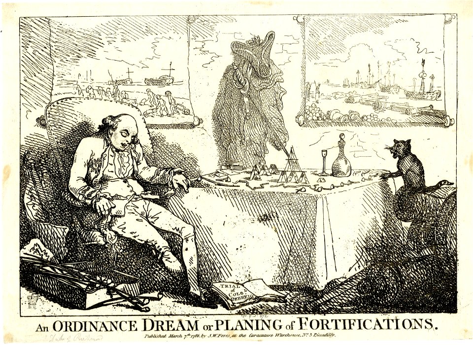 An ordinance dream or planing of fortifications. (BM 1851,0901.272)