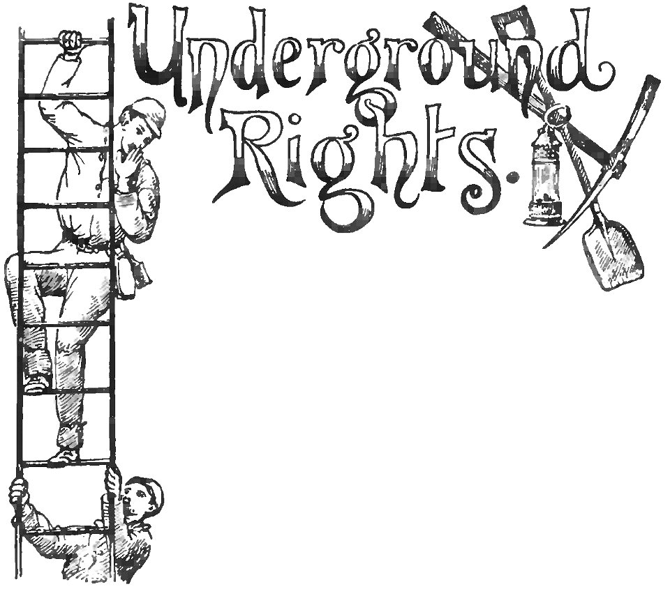 An Old English Home and Its Dependencies, Underground Rights—ornament