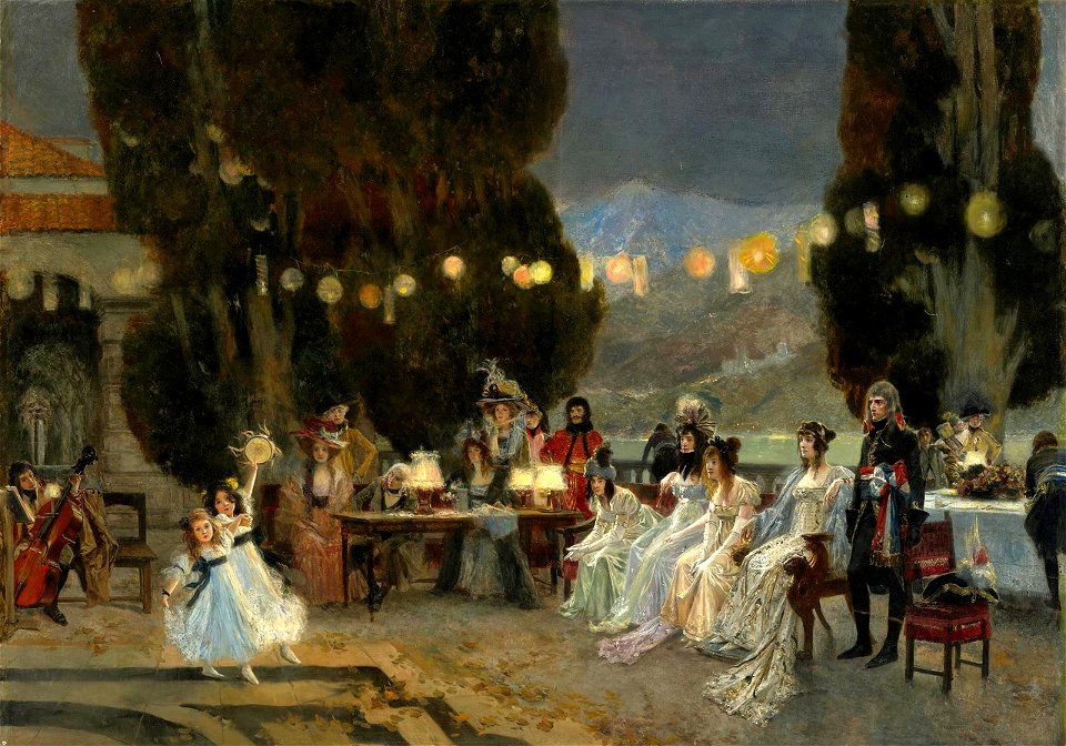 An-evenings-entertainment-for-josephine - François Flameng