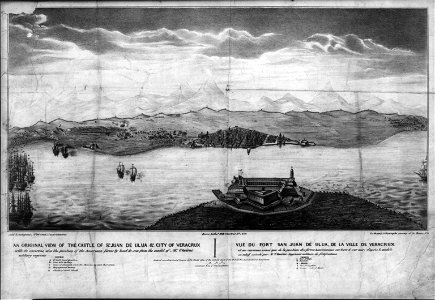 An original view of the castle of Sn. Juan de Ulua & city of Veracrux LCCN2003679749
