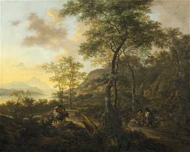 An Italianate Evening Landscape A15583